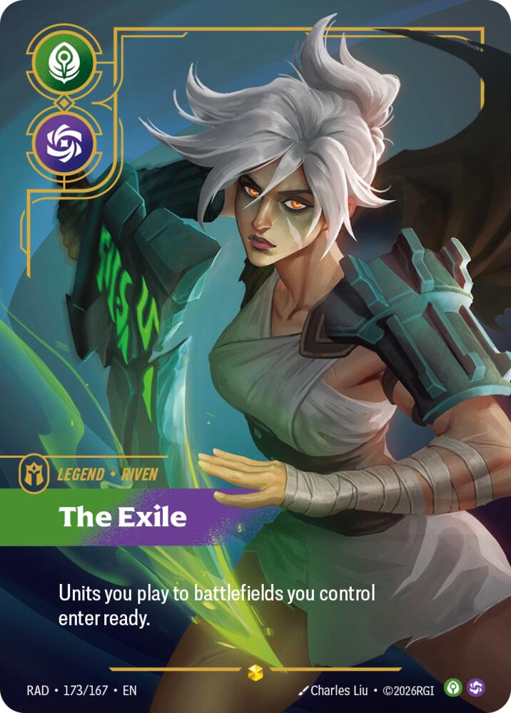 Riven - The Exile 173/167 (Radiance)  - Foil
