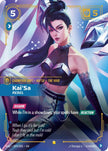 KaiSa Rebel K DA Special Art Card SP4/005 (Radiance)  - Foil
