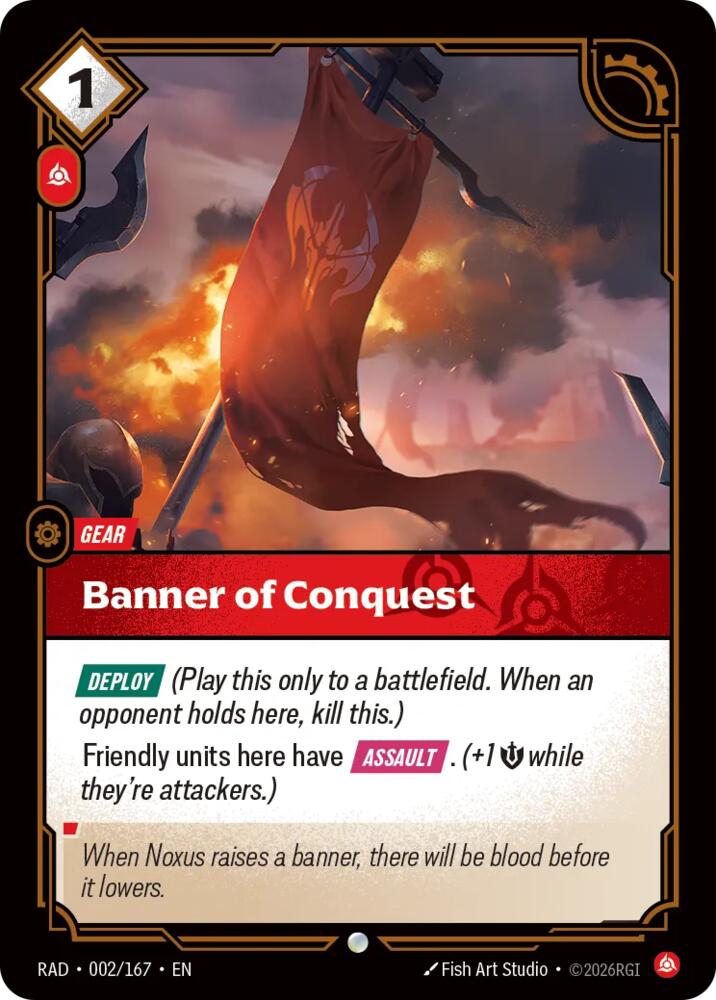 Banner of Conquest 002/167 (Radiance)  - Foil