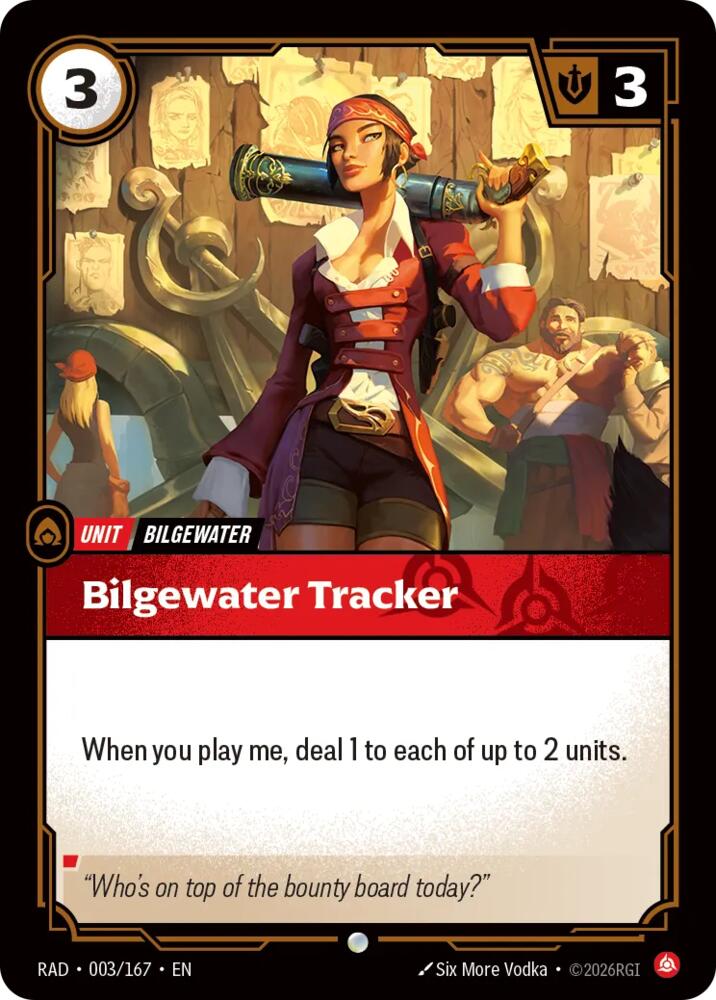 Bilgewater Tracker 003/167 (Radiance)  - Foil
