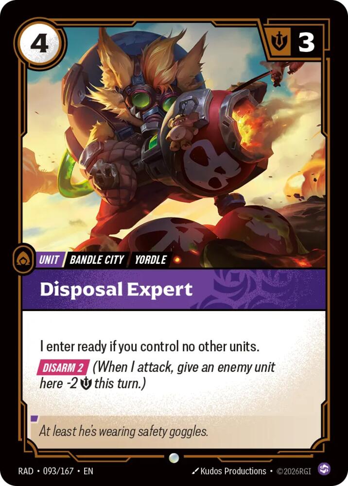 Disposal Expert 093/167 (Radiance)  - Foil