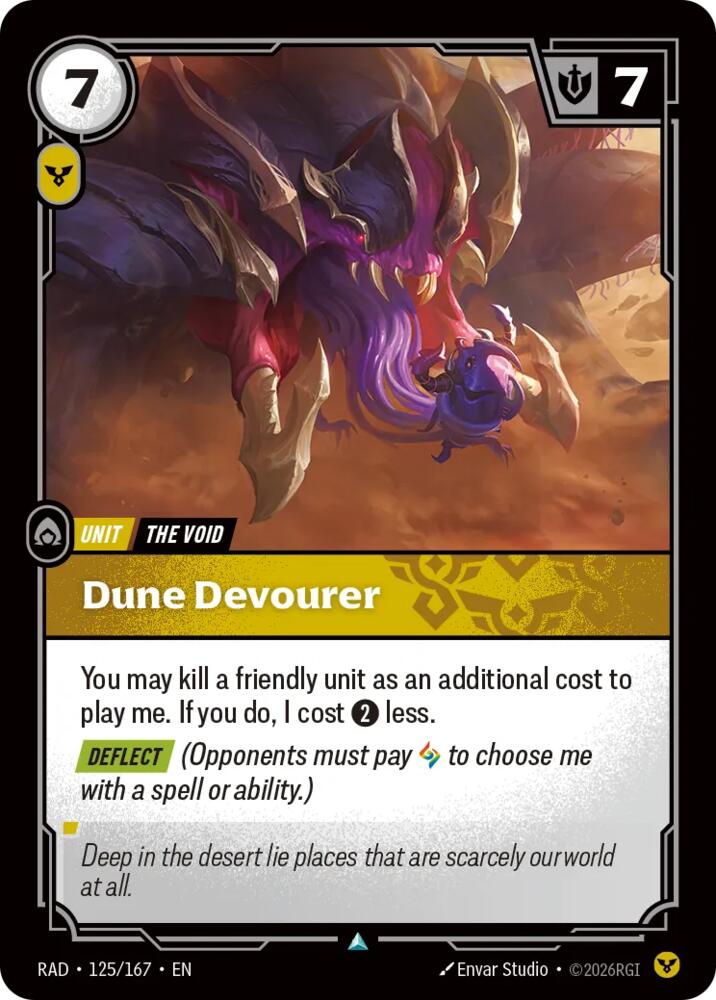 Dune Devourer 125/167 (Radiance)  - Foil
