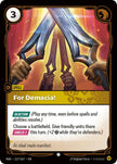 For Demacia! 117/167 (Radiance)  - Foil