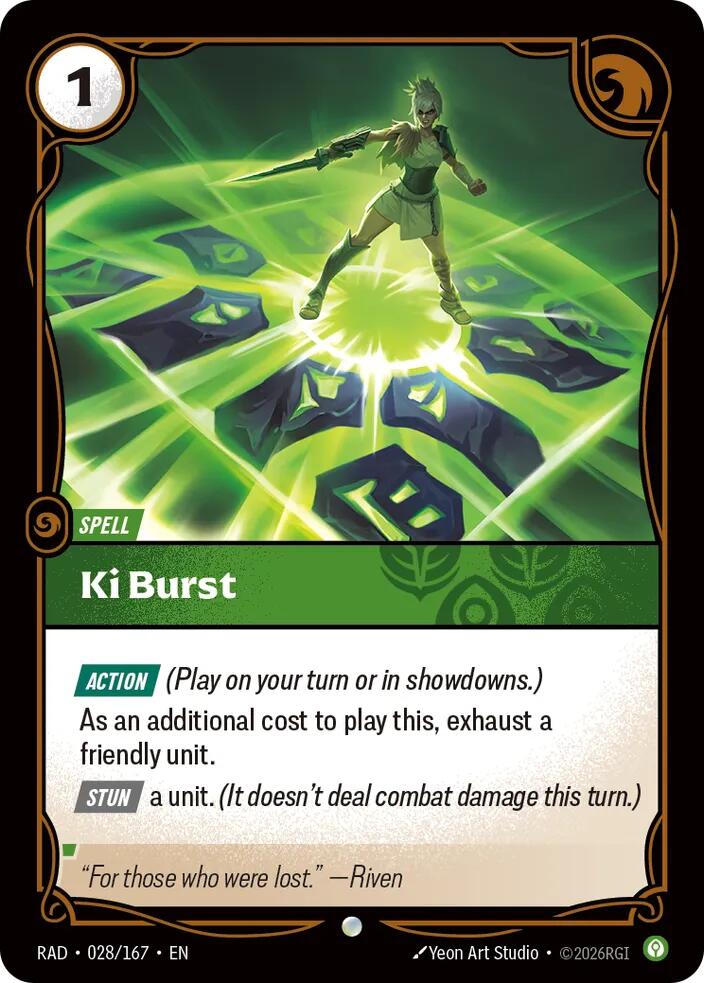 Ki Burst 028/167 (Radiance)  - Foil