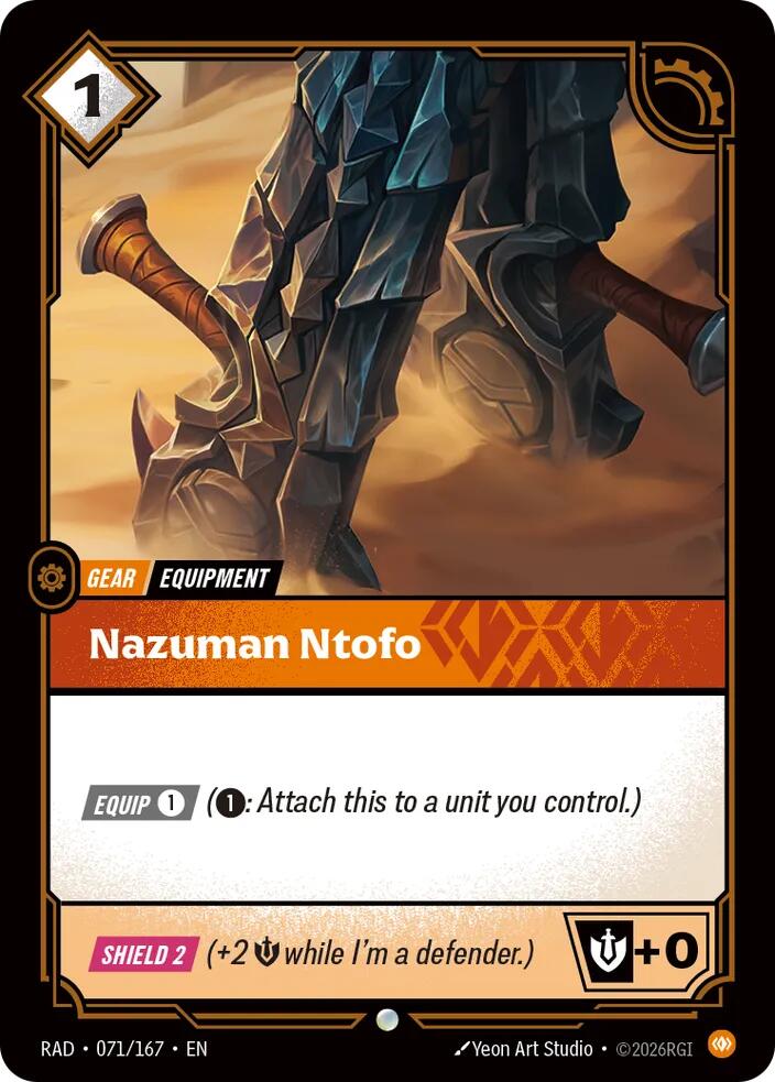 Nazuman Ntofo 071/167 (Radiance)  - Foil