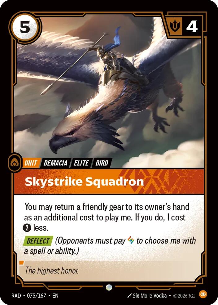 Skystrike Squadron 075/167 (Radiance)  - Foil