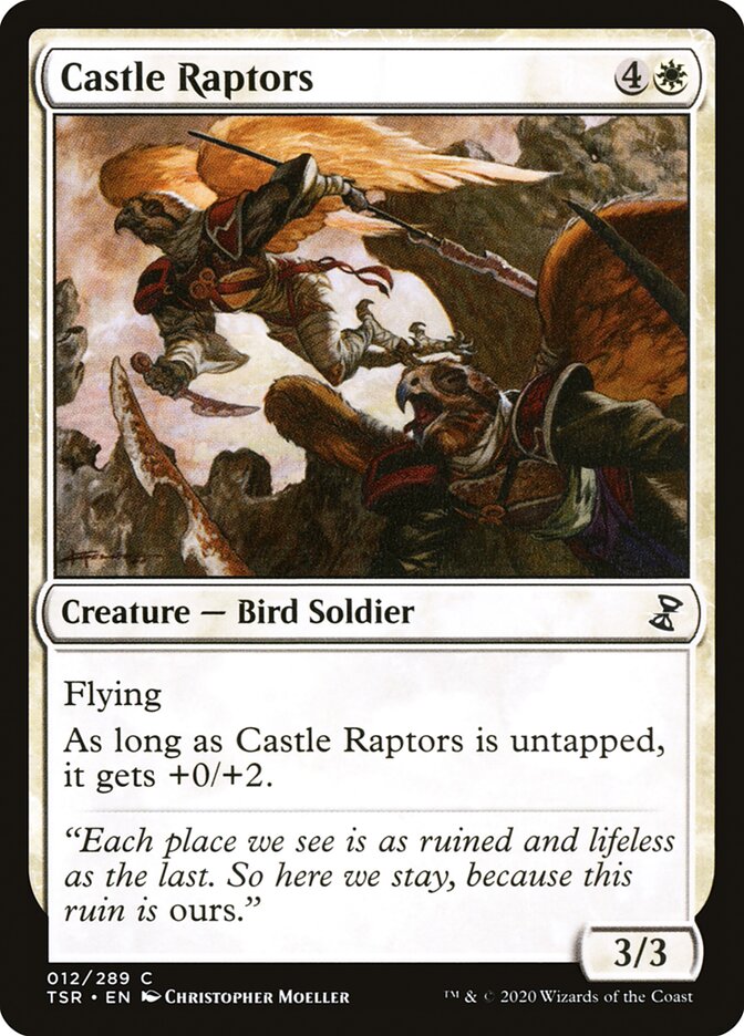 Castle Raptors 12/289 (Time Spiral: Remastered) 