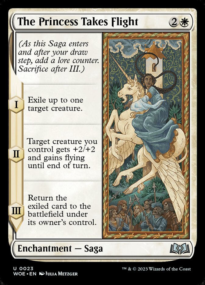 The Princess Takes Flight 23 (Wilds of Eldraine)  - Foil