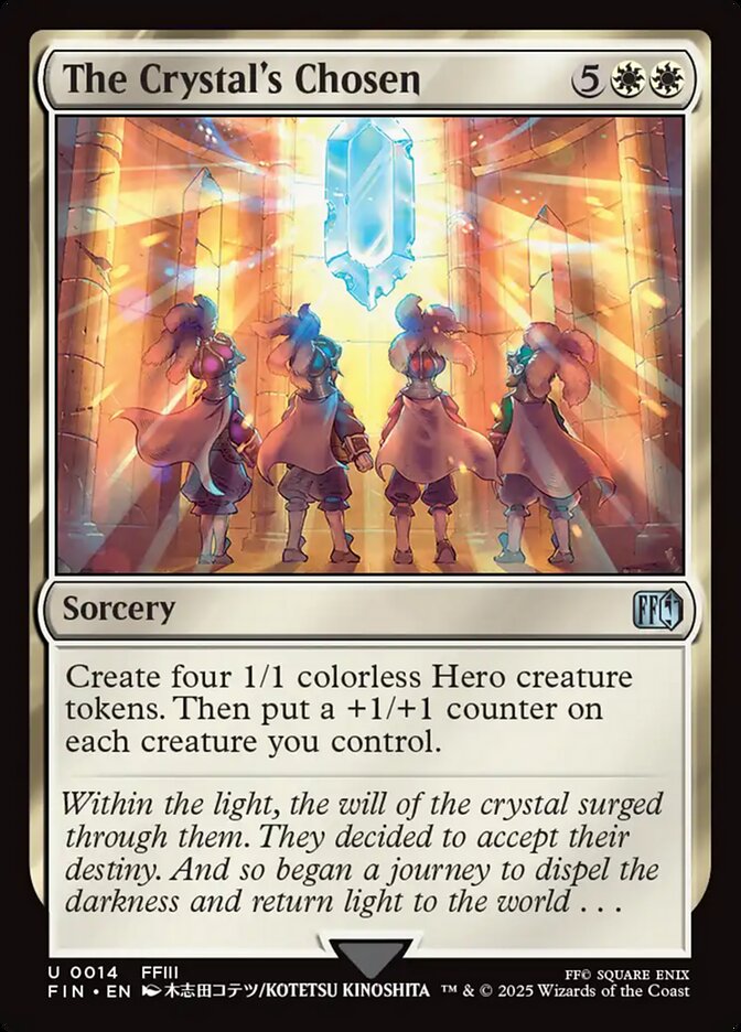 The Crystal's Chosen 14 (FINAL FANTASY)  - Foil