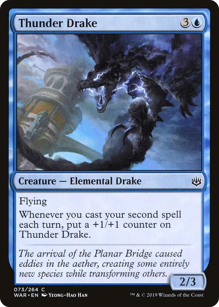 Thunder Drake 73/264 (War of the Spark) 
