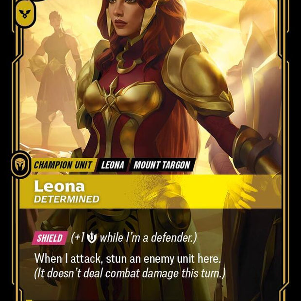 Leona - Determined 238/298 (Origins)  - Foil