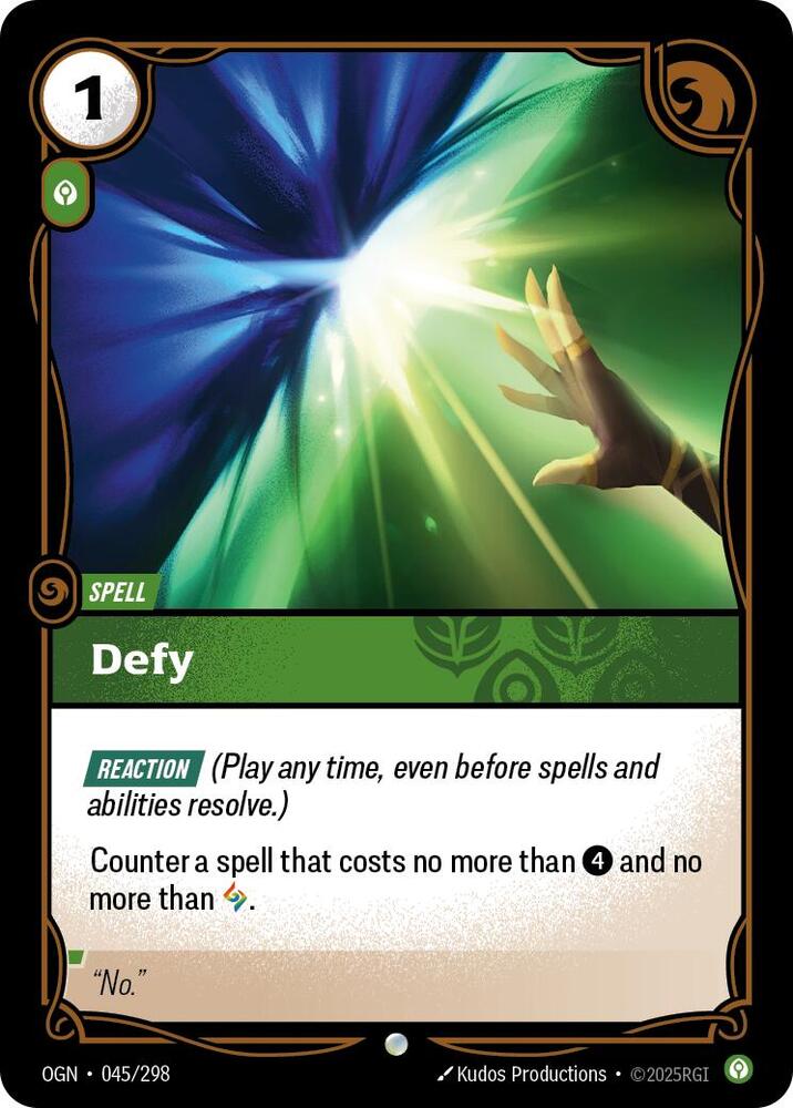 Defy 45/298 (Origins) 
