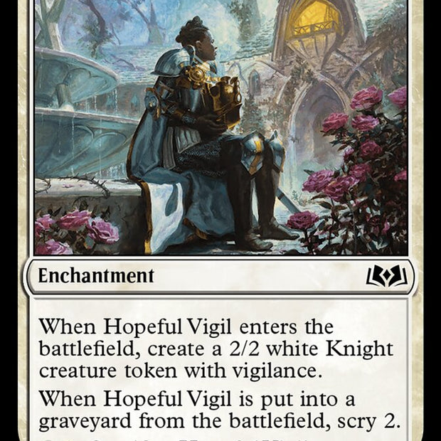 Hopeful Vigil 17/276 (Wilds of Eldraine)  - Foil