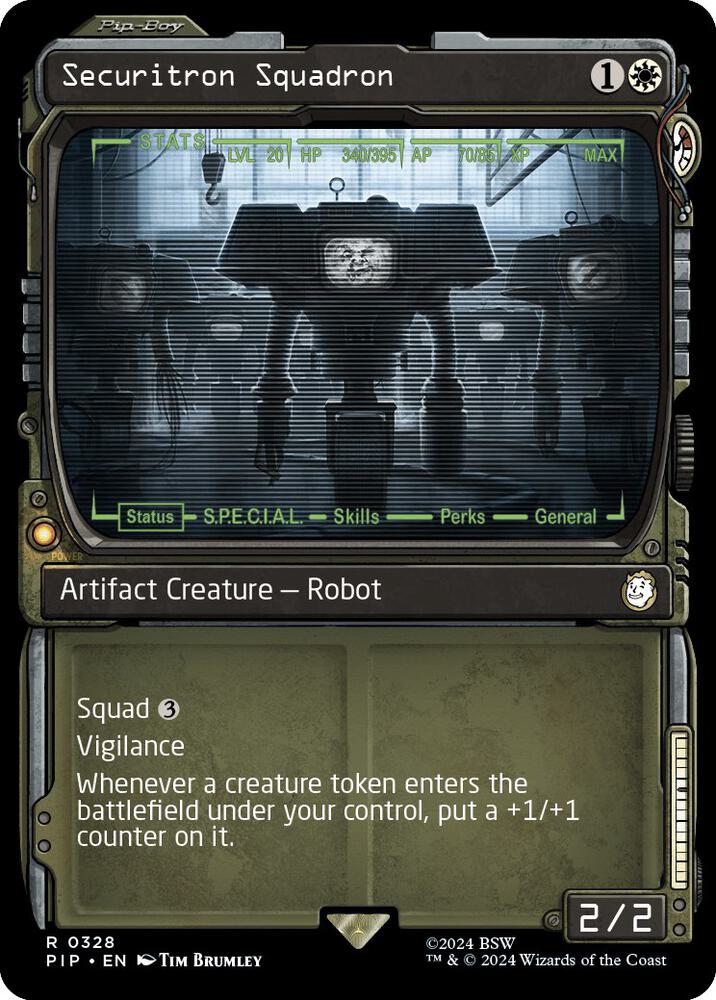 Securitron Squadron 328/326 (Universes Beyond: Fallout)  - Showcase