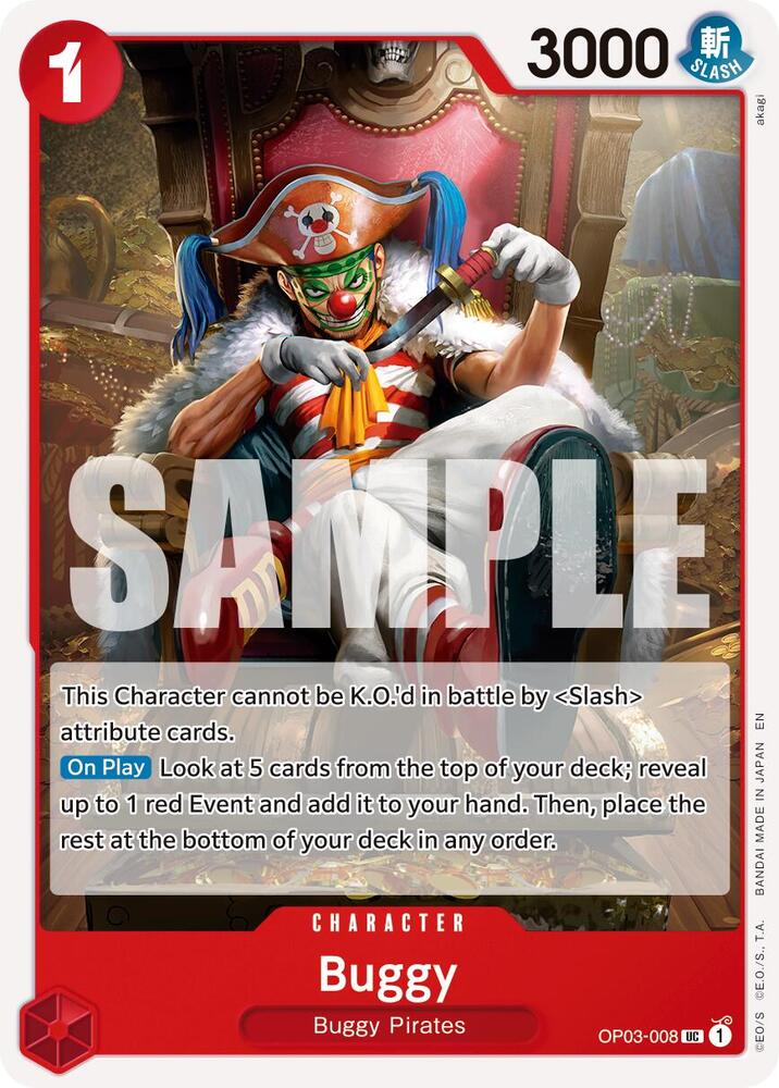 Buggy (Reprint) OP03-008 (Premium Booster -The Best- Vol. 2) 