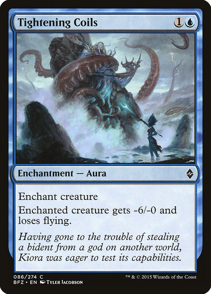 Tightening Coils 86/274 (Battle for Zendikar) 