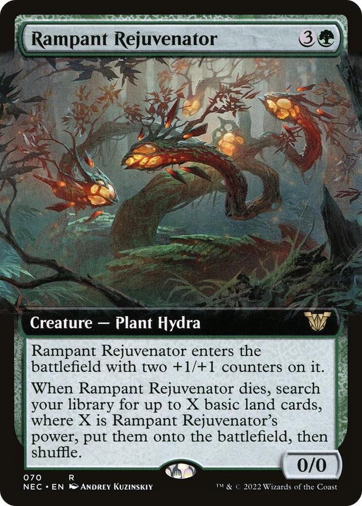 Rampant Rejuvenator 70/38 (Commander: Kamigawa: Neon Dynasty)  - Extended Art