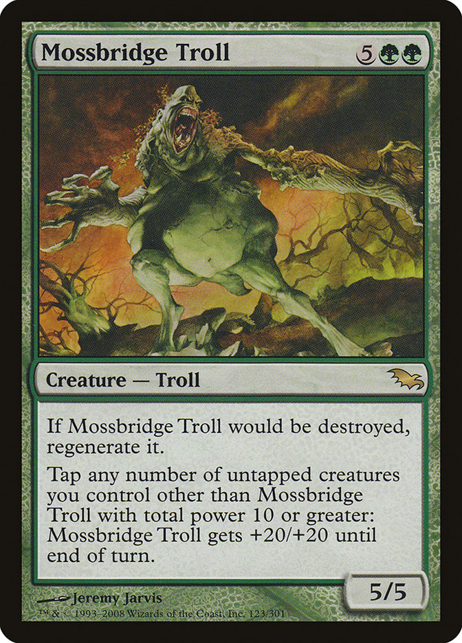 Mossbridge Troll 123/301 (Shadowmoor) 