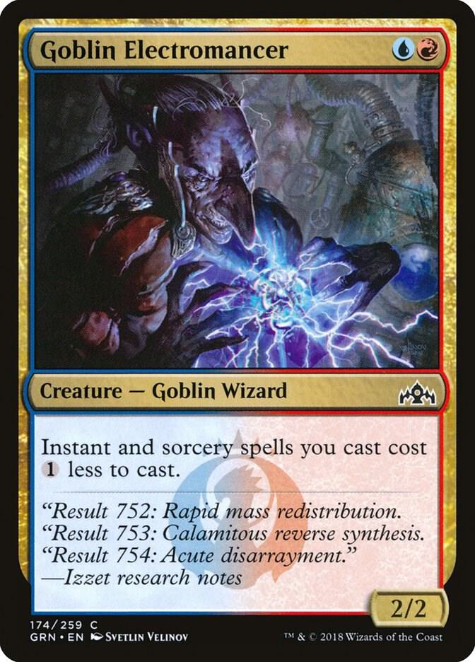 Goblin Electromancer 174 (Guilds of Ravnica)  - Foil