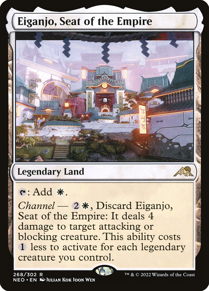 Eiganjo, Seat of the Empire 268/302 (Kamigawa: Neon Dynasty) 