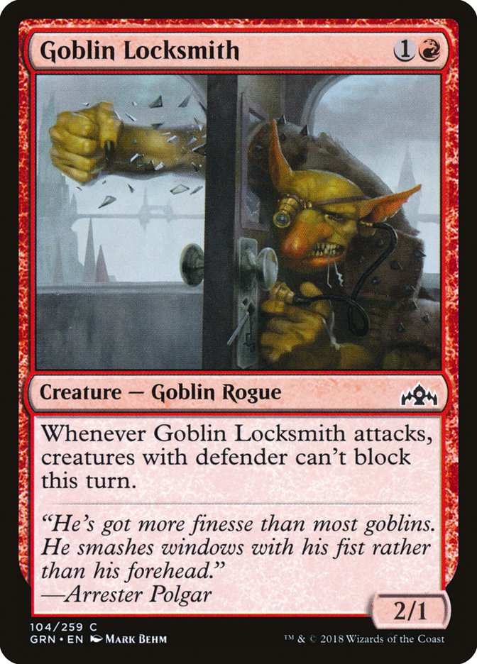 Goblin Locksmith 104/259 (Guilds of Ravnica) 