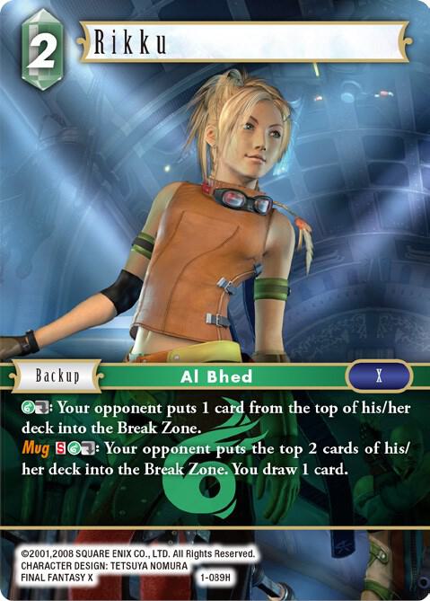 Rikku Hero 1-089H (Opus I)  - Foil