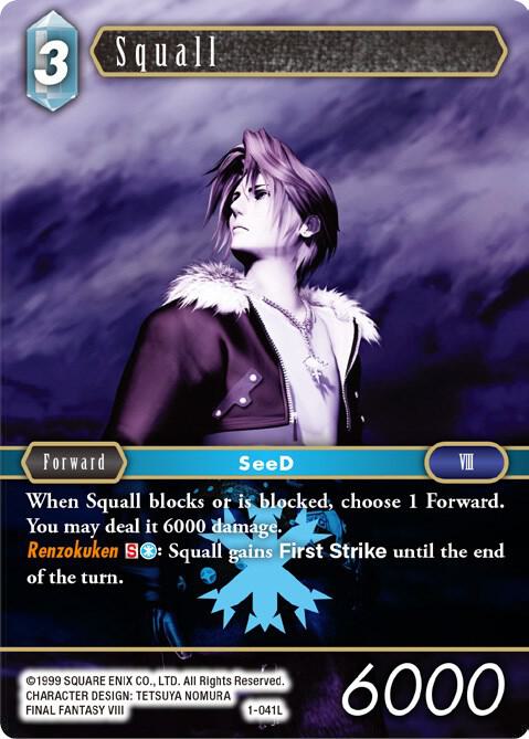 Squall Legend 1-041L (Opus I)  - Foil