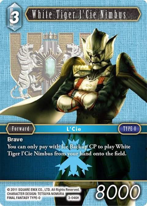 White Tiger lCie Nimbus 3-046H (Opus III) 