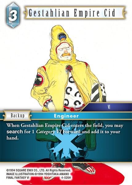 Gestahlian Empire Cid 4-026H (Opus IV) 