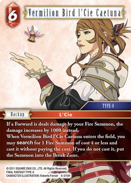 Vermilion Bird lCie Caetuna 6-010H (Opus VI) 