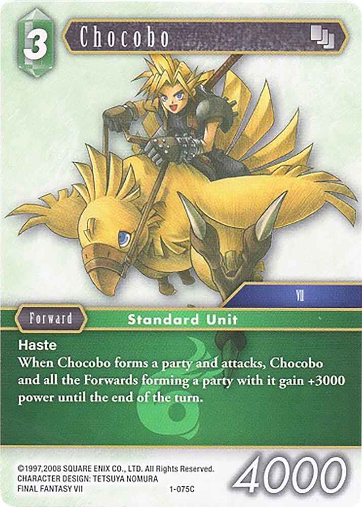 Chocobo 1 075C 1-075C (Deck Exclusive Cards) 