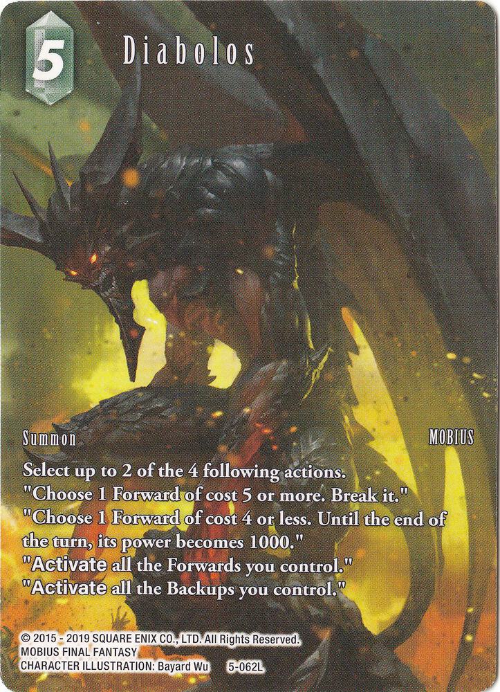 Diabolos 5 062L Full Art 5-062L (Deck Exclusive Cards) 