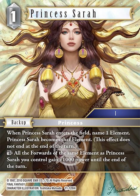 Princess Sarah 11-128H (Opus XI) 