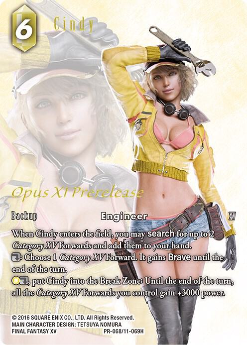 Cindy Prerelease Promo PR-068/11-069H (FF: Promo Cards)  - Foil