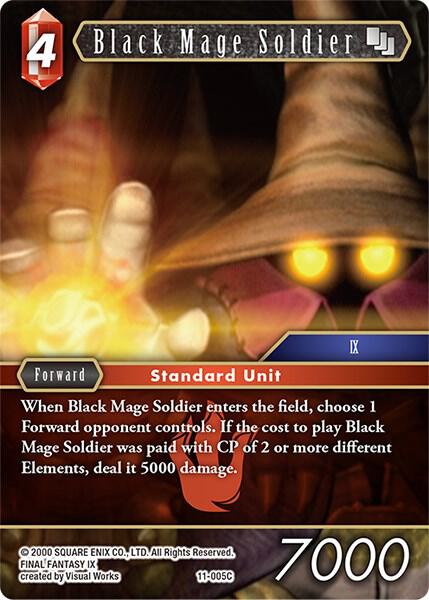 Black Mage Soldier 11-005C (Opus XI)  - Foil