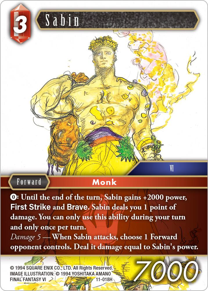 Sabin 11-018H (Opus XI) 