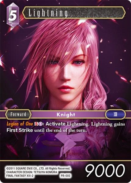 Lightning PR-003 (FF: Promo Cards)  - Foil