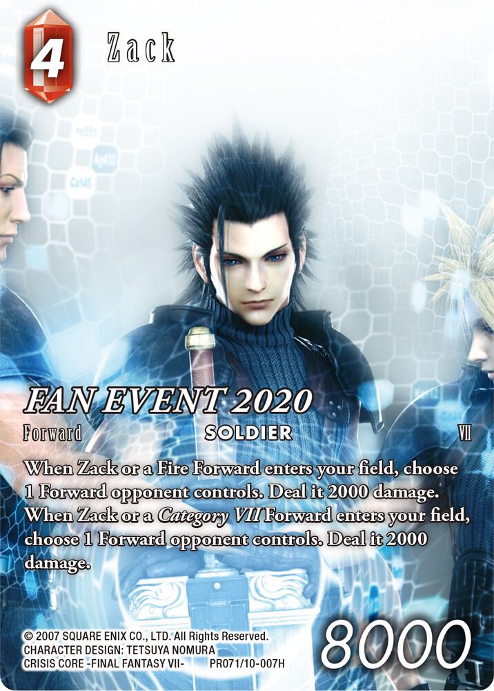 Zack PR071 007H PR071/007H (FF: Promo Cards)  - Foil