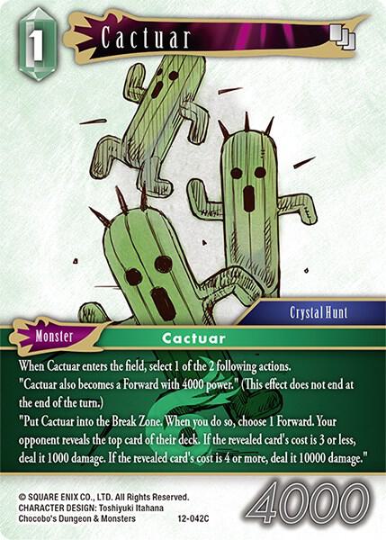 Cactuar 12-042C (Opus XII)  - Foil