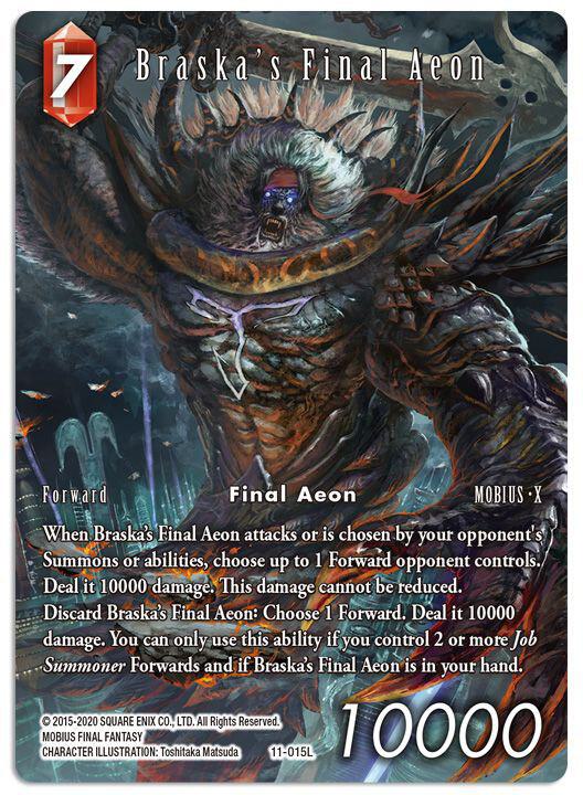 Braskas Final Aeon Full Art PR-084/11-015L (FF: Promo Cards)  - Foil