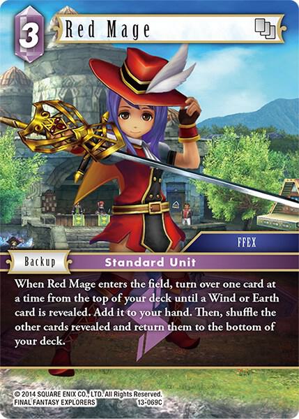 Red Mage 13-069C (Opus XIII: Crystal Radiance)  - Foil