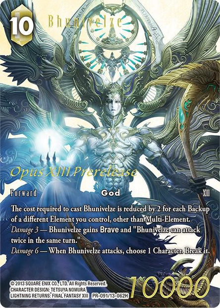 Bhunivelze PR 091 13 062H Prerelease Promo PR-091/13-062H (FF: Promo Cards)  - Foil