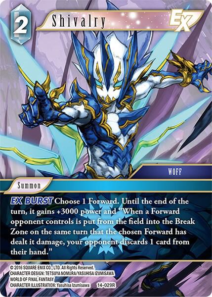 Shivalry EX 14-029R (Opus XIV: Crystal Abyss)  - Foil