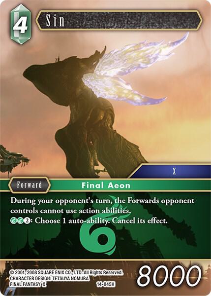 Sin (Opus XIV: Crystal Abyss)  - Foil