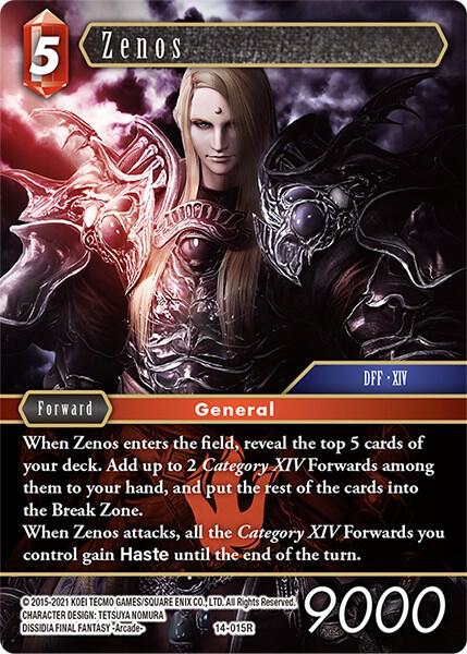 Zenos 14-015R (Opus XIV: Crystal Abyss)  - Foil