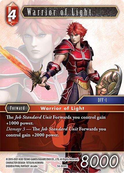 Warrior of Light 14-004C (Opus XIV: Crystal Abyss)  - Foil
