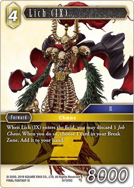 Lich IX 14-076C (Opus XIV: Crystal Abyss)  - Foil