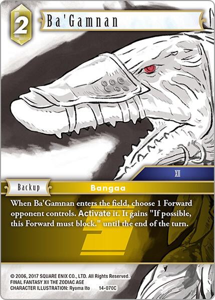 BaGamnan (Opus XIV: Crystal Abyss)  - Foil