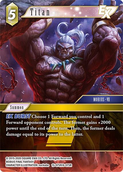Titan EX 15-075R/6-075R (Crystal Dominion)  - Foil