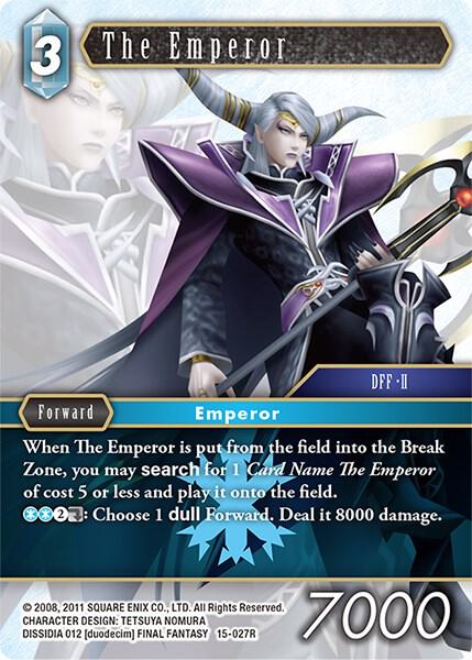 The Emperor 15-027R (Crystal Dominion)  - Foil